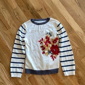 Persnickety girls floral sweater 8